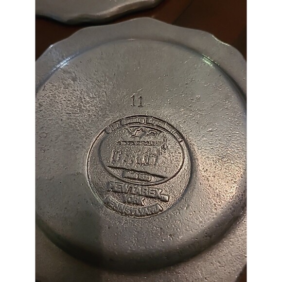 2 Pewter LRC Dog Show Plated By Pewtarex 6" Dog Head - Picture 6 of 6